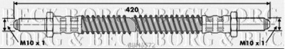 BORG & BECK bbh6572 -  Тормозной шланг